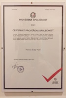 Certifikát prověřená společnost
